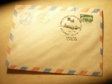 Plic FDC Romania 1981 par Avion -30 Ani TAROM Expozitie Filatelica
