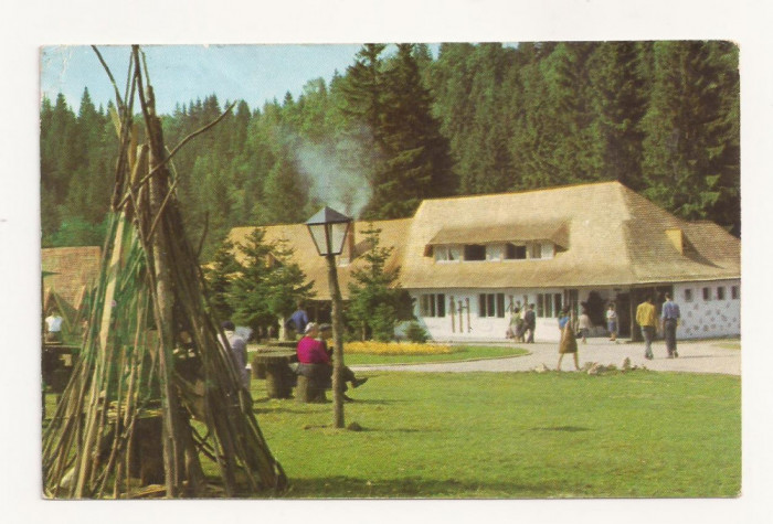 RF11 -Carte Postala- Poiana Brasov, Restaurantul Sura Dacilor, circulata 1969