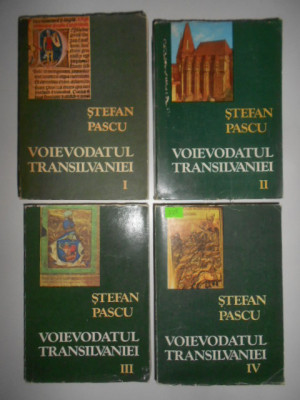 Stefan Pascu - Voievodatul Transilvaniei 4 volume (1972-1989) foto