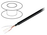 Cablu Microfon Negru OFC 1x2x0,22mm2