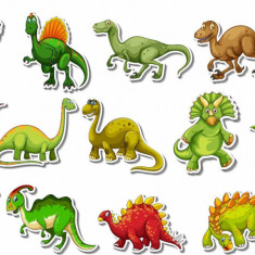 Set Stickere - Dinozauri Colorati - 40x70 cm