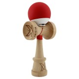 Kendama X Originala, Ata 62/65 cm Bicolor Rosu/Alb