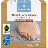 Followfish File Ton in Suc Propriu 185g - Pescuit Manual, Sustenabil, Maldive, 23g Proteine