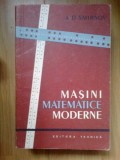 D9 MASINI MATEMATICE MODERNE - A.D. SMIRNOV