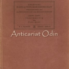 Introducere In Studiile Clasice - Alfred Gercke, Eduard Norden - 1927