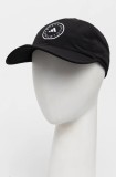 Adidas by Stella McCartney sapca culoarea negru, cu imprimeu, IX6608