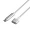 Cablu alimentare LOGILINK compatibil cu Apple, USB Type-C la tip Apple MagSafe2, 1.8m, argintiu