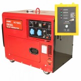 Cumpara ieftin Generator insonorizat SENCI SCD7500Q ATS putere maxima 6 kVA 230V motor Diesel ATS inclus