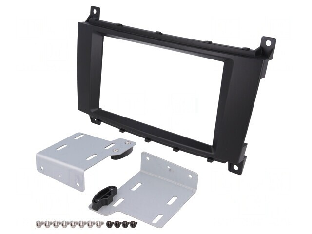 Cadru radio Mercedes 2 DIN negru