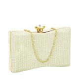 Geanta clutch auriu cu sclipici BJH-22718 05 Auriu