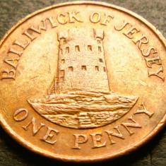 Moneda 1 PENNY - JERSEY, anul 1989 * cod 425