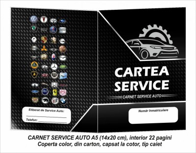 Cartea Service A5 foto