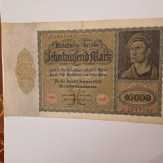 CY 10000 marci mark 19.01.1922 Reichsbanknote Germania varianta mare / frumoasa