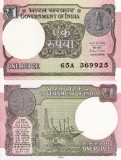 INDIA 1 Rupee 2016 UNC Bancnota Ne流通 India Rară