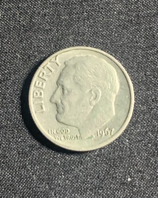 Moneda One Dime1967 USA foto