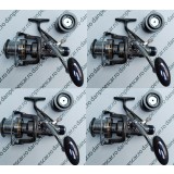SET 4 Mulinetae EASTSHARK KM60 tambur long cast si BAITRUNNER 0,32/ 450M