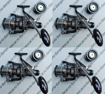 SET 4 Mulinetae EASTSHARK KM60 tambur long cast si BAITRUNNER 0,32/ 450M foto