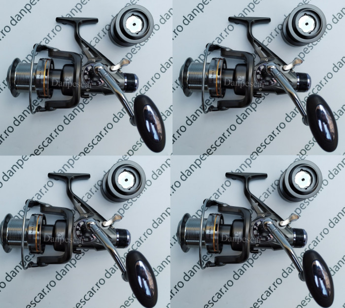 SET 4 Mulinetae EASTSHARK KM60 tambur long cast si BAITRUNNER 0,32/ 450M