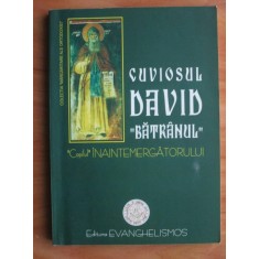 Cuviosul David batranul, Copilul Inaintemergatorului