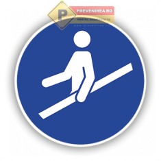 Semne pentru utilizarea balustradei foto