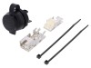 Soclu RJ45 WEIDM&Uuml;LLER FrontCom IP65 Negru Montaj 22mm