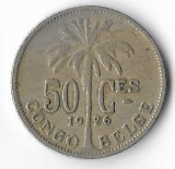 Moneda 50 centimes 1926 - Congo Belgian