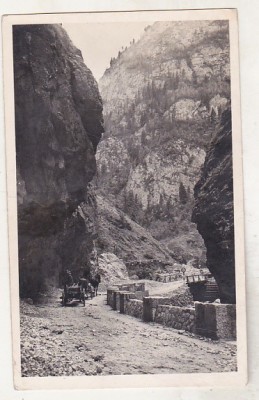 bnk cp Munții Giurgeu - Cheile Bicazului - circulata 1947 foto
