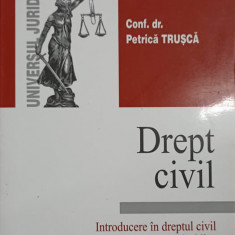 DREPT CIVIL. INTRODUCERE IN DREPTUL CIVIL. PERSOANA FIZICA, PERSOANA JURIDICA-PETRICA TRUSCA