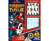 Marvel Avengers, Carte de activitati cu tatuaje, Litera