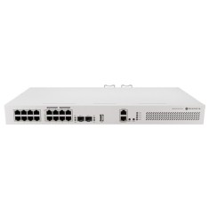 Switch 8 x RJ45 Gigabit PoE af/at, 10 x RJ45 Gigabit, 2 x SFP+ 10G, NAND, 1U - MikroTik CRS418-8P-8G-2S+RM SafetyGuard Surveillance