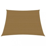 VidaXL P&acirc;nză parasolar, gri taupe, 3/4x3 m, HDPE, 160 g/m&sup2;