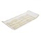 Tavă Servire Plastic, Dreptunghiulară, Alb, Detalii Aurii, 30x13x2cm
