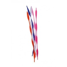 Sarma plusata ondulata pentru activitati craft,multicolor,10 bucati set
