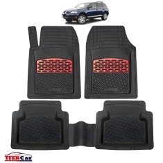 Volkswagen Touareg Covorașe Auto TeamCar&reg; Tip Tăviță Compatibile (2002&ndash;2010) - Red