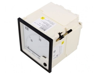 Aparat de Măsură a Puterii Analog pentru Panou 400V/230V 0-25KW foto