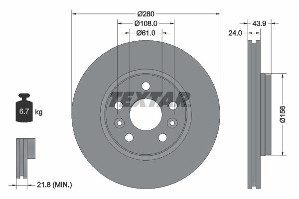 Disc Frana TEXTAR 92202403