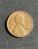 Moneda One Cent 1960 USA, America de Nord