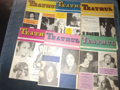 LOT 6 REVISTE TEATRUL 1976 NR 2 3 4 5 9 12 foto