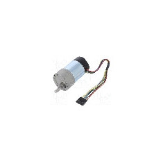 Motor DC, 24V DC, 3A, 1600rot./min, POLOLU, 6.3:1 METAL GEARMOTOR 37DX65L 24V 64 CPR