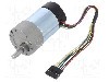 Motor DC, 24V DC, 3A, 1600rot./min, POLOLU, 6.3:1 METAL GEARMOTOR 37DX65L 24V 64 CPR foto