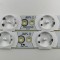 SET Complet Barete LED A668WJ-9X Din Sharp LC-52LE705S