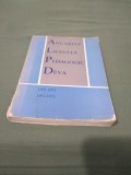 ANUARELE LICEULUI PEDAGOGIC DEVA 1971-1972 1972-1973