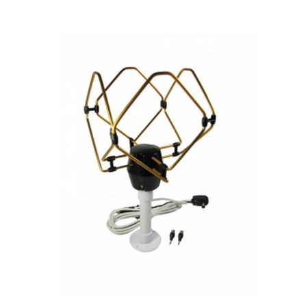 Antena auto pentru radio si TV cu amplificator, Sunker Crown