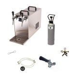 Set Complet Sistem de Servire Bere Stream 50 cu Răcitor Uscat, 2 Linii, 50 l/h