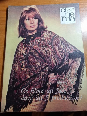 revista cinema noiembrie 1970-elena caragiu,ion besoiu, foto