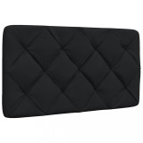 Gossi perna pentru tablie de pat, negru, 90 cm, material textil