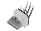 &Icirc;ntrerupător Codificare HEX/BCD 16 Poz. THT 80m&Omega;