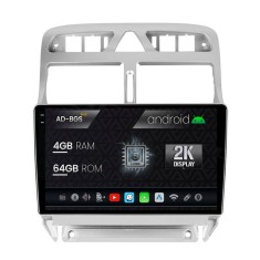 Navigatie 2K Peugeot 307, Android OS, S-Quadcore 4GB RAM + 64GB ROM, 9.5 Inch - AD-BGS90042K+AD-BGRKIT266 foto
