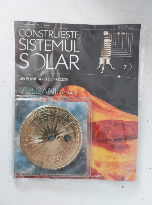 Revista Construieste sistemul solar, numarul 7, nedesfacut / sigilat, astronomie planetariu