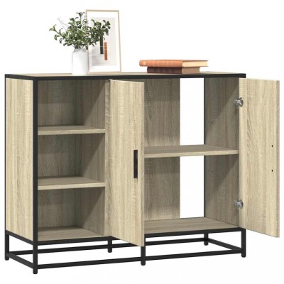 vidaXL Dulap, stejar sonoma, 92x35x76 cm, lemn prelucrat 849020 foto